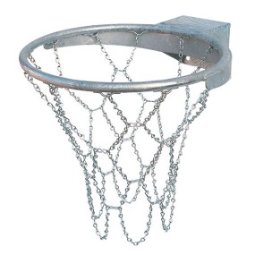 Canestro da basket professionale zincato rinforzato con retina in acciaio