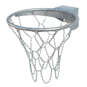 Canestro da basket professionale zincato rinforzato con retina in acciaio
