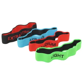 Set 4 loop in tessuto elastico