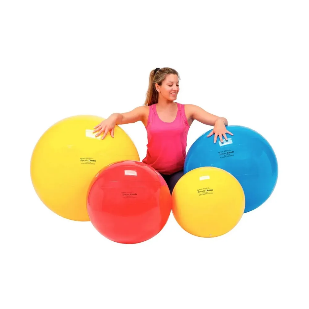 Palla Gymnic Classic da 75 cm | Colore giallo, finitura lucida