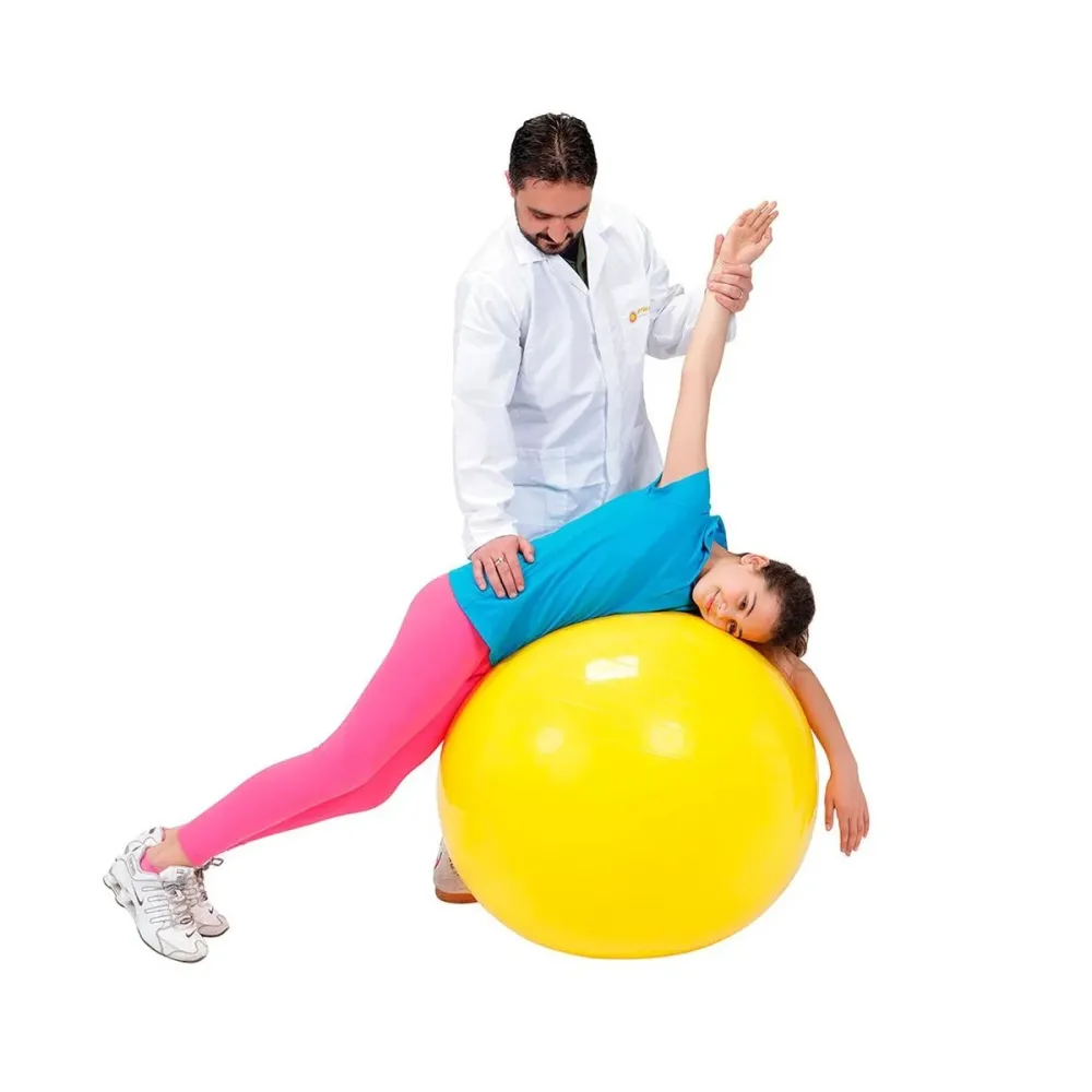 Palla Gymnic Classic da 75 cm | Colore giallo, finitura lucida