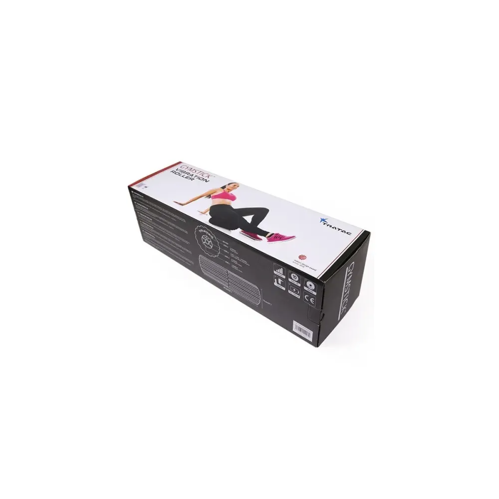 Rullo vibrante Gymstick Tratac 15x45 cm, ricaricabile