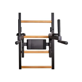 Parallele per dip e addominali agganciabili a spalliera