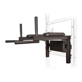 Parallele per dip e addominali agganciabili a spalliera