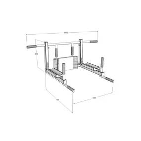 Sbarra per trazioni e parallele da parete