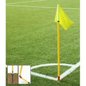 Set di 4 bandierine snodate per calcio d’angolo