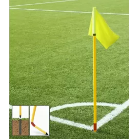 Set di 4 bandierine snodate per calcio d’angolo