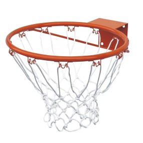 Canestro da basket professionale regolamentare con retina.