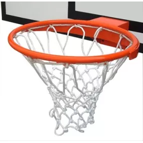 Canestro da basket super rinforzato professionale regolamentare con retina.