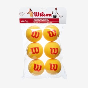 Confezione 6 palle tennis Wilson Starter Tour Foam