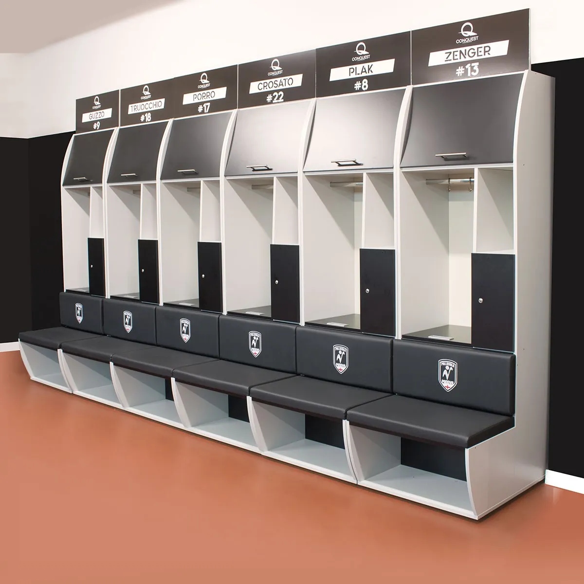 Spogliatoio personalizzato per Pallavolo Padova