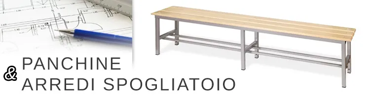 arredo spogliatoi e panchine